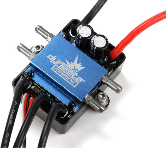 Dynamite 120A Brushless Marine ESC 2-6S Dual Connector DYNM3875