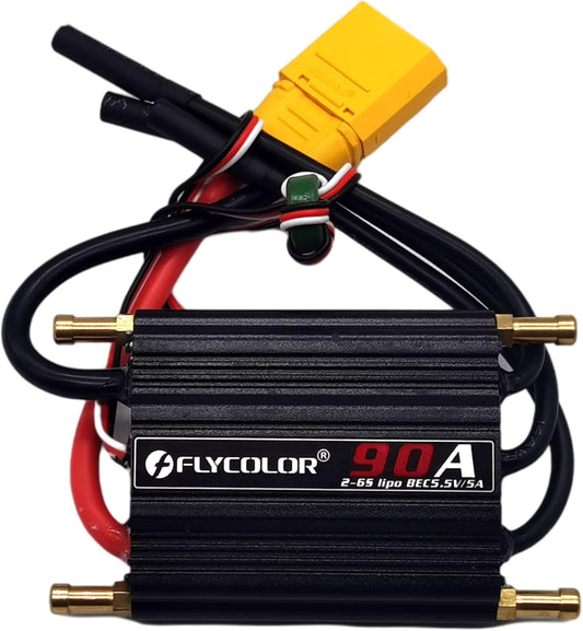 90A Waterproof Brushless ESC Electronic Speed Controller
