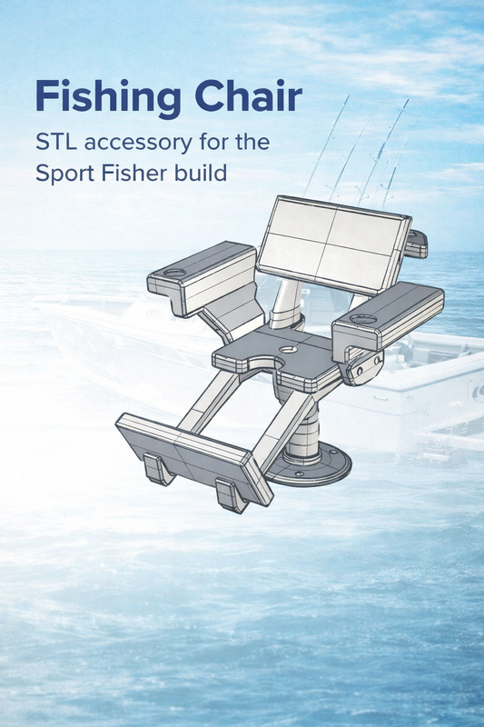 Fishing chair STL