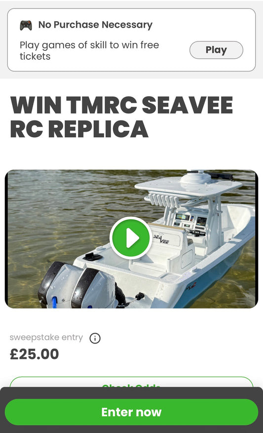 Win A TMRC Seavee 32Z RTR build