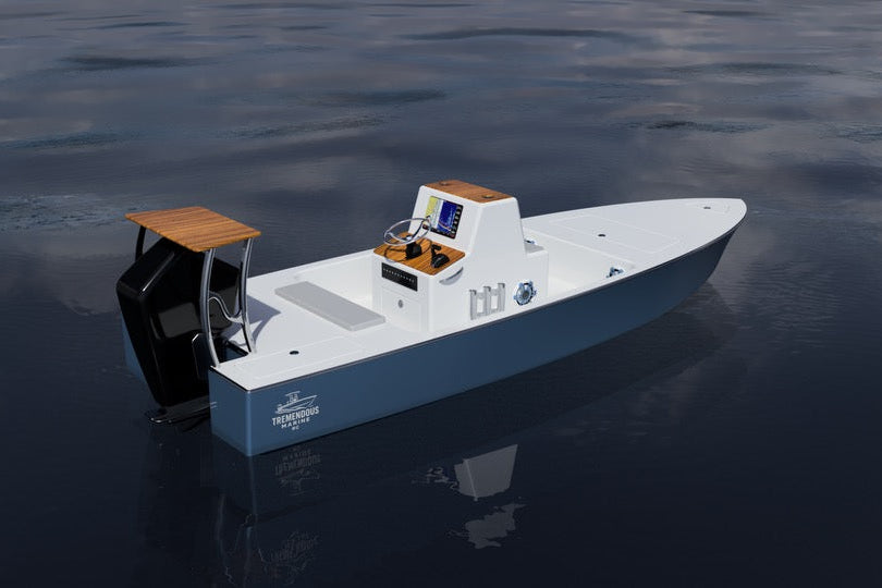 Shallow Runner Skiff RC Version STL Files