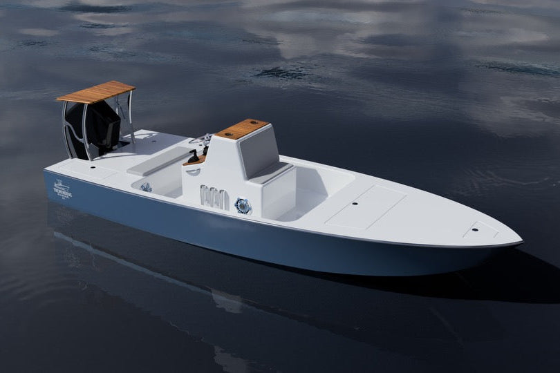 Shallow Runner Skiff RC Version STL Files