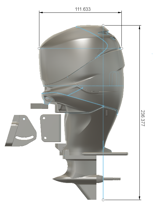 TMRC Verado 350 V3 Outboard — STL Pack