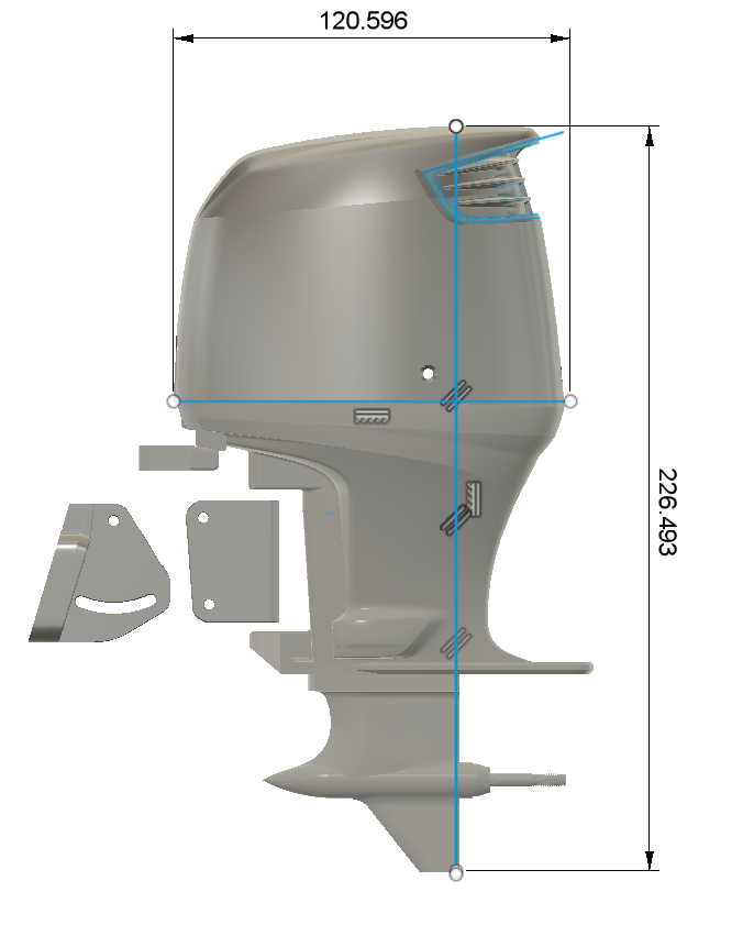 TMRC Suzuki DF300 V3 Outboard — STL Pack