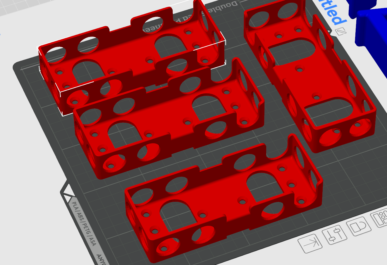 Lightweight 4S LiPo Battery Holder (7200mAh / 14.8V / 60C) | STL